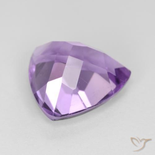Ametista Violeta rosado Natural 3.01ct, Trilhão, VS