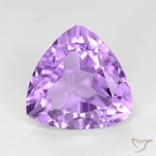 3.04ct Natural Violeta médio Ametista, Trilhão, VS