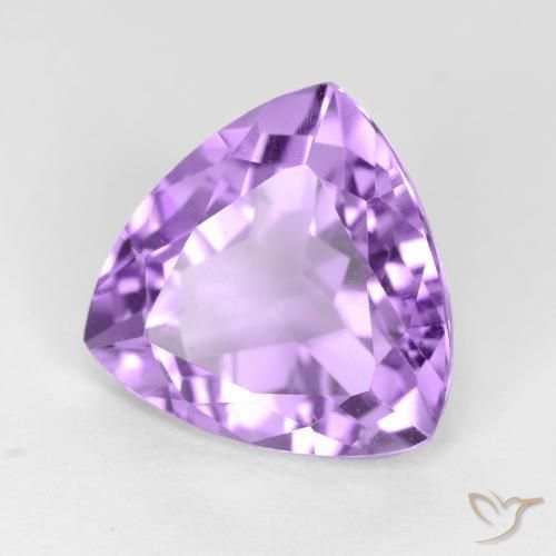 Ametista Violeta médio Natural 3.04ct, Trilhão, VS
