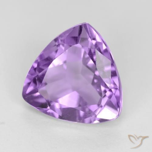 Ametista Violeta médio Natural 3.00ct, Trilhão, VS