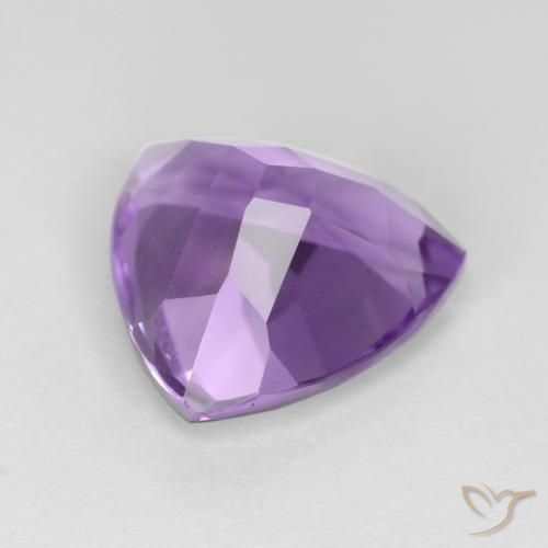 Ametista Violeta médio Natural 3.00ct, Trilhão, VS