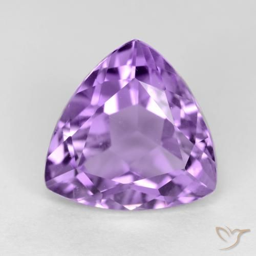 3.09ct Natural Violeta médio Ametista, Trilhão, VS