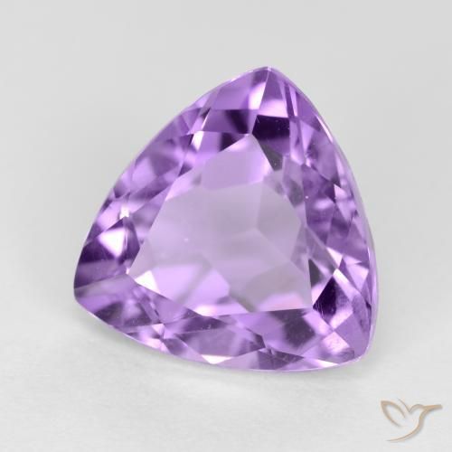 Ametista Violeta médio Natural 3.09ct, Trilhão, VS