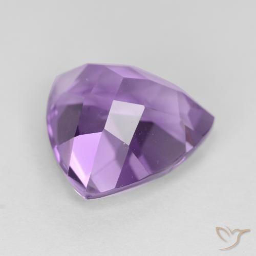 Ametista Violeta médio Natural 3.09ct, Trilhão, VS