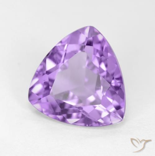 Ametista Violeta rosado Natural 2.89ct, Trilhão, VS