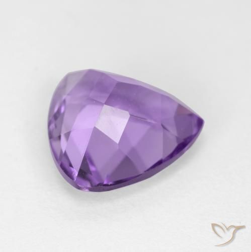 Ametista Violeta rosado Natural 2.89ct, Trilhão, VS