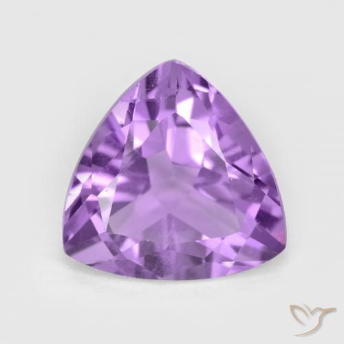 2.87ct Natural Violeta médio Ametista, Trilhão, VS