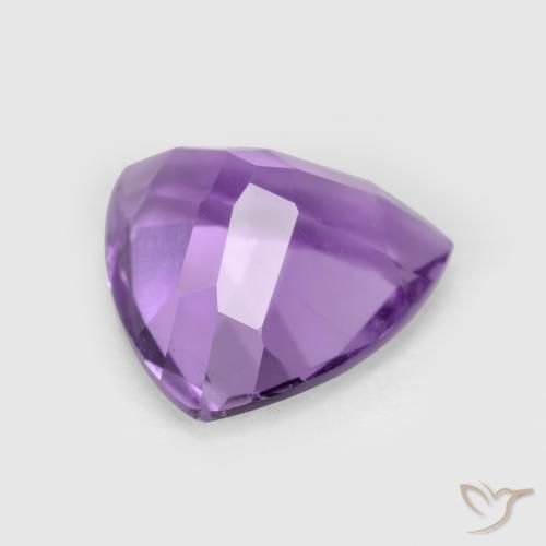 Ametista Violeta médio Natural 2.87ct, Trilhão, VS
