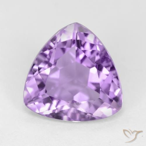 2.84ct Natural Violeta médio Ametista, Trilhão, VS