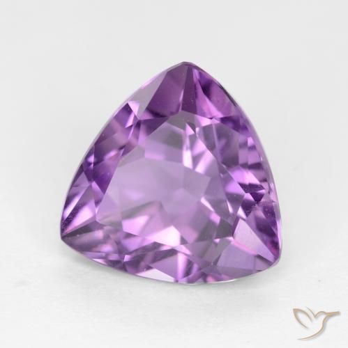 Ametista Violeta Púrpura Natural 2.83ct, Trilhão, VS