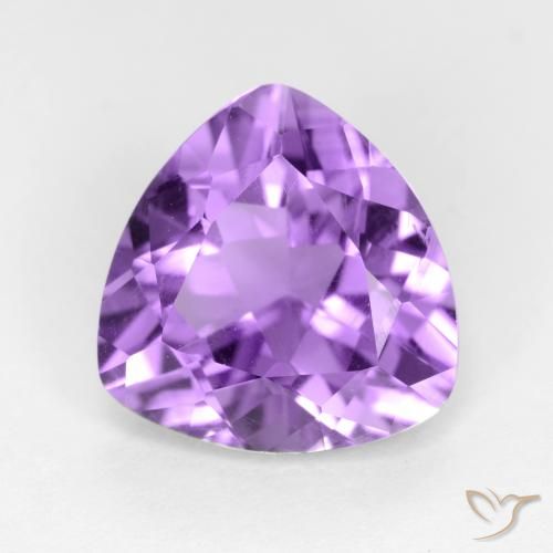 2.60ct Natural Violeta médio Ametista, Trilhão, VS