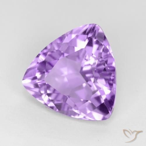 Ametista Violeta médio Natural 2.76ct, Trilhão, VVS-VS