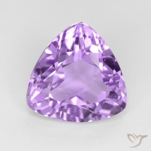 2.98ct Natural Violeta médio Ametista, Trilhão, VVS-VS