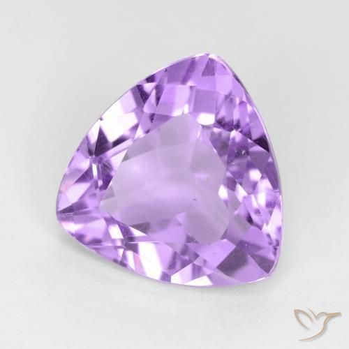 Ametista Violeta médio Natural 2.98ct, Trilhão, VVS-VS