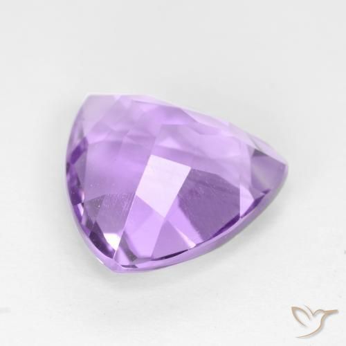 Ametista Violeta médio Natural 2.98ct, Trilhão, VVS-VS