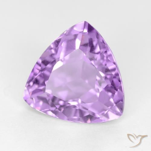 Ametista Violeta médio Natural 2.86ct, Trilhão, VS