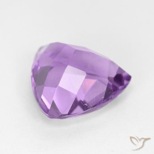 Ametista Violeta médio Natural 2.86ct, Trilhão, VS