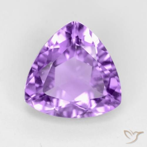 2.78ct Natural Violeta médio Ametista, Trilhão, VVS-VS