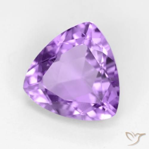Ametista Violeta médio Natural 2.78ct, Trilhão, VVS-VS