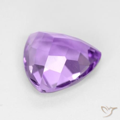 Ametista Violeta médio Natural 2.78ct, Trilhão, VVS-VS