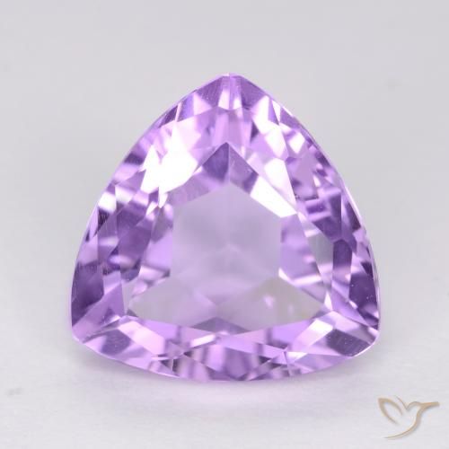 3.15ct Natural Violeta médio Ametista, Trilhão, VS