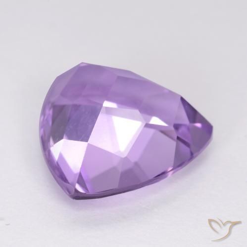 Ametista Violeta médio Natural 3.15ct, Trilhão, VS