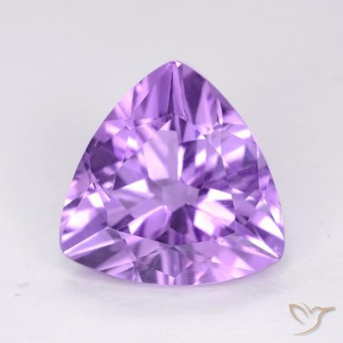 2.62ct Natural Violeta médio Ametista, Trilhão, VVS-VS