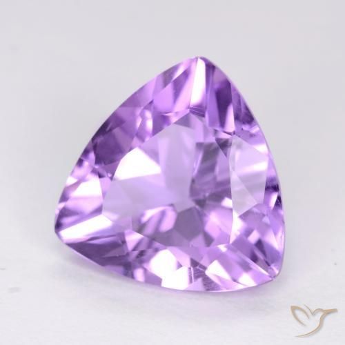 Ametista Violeta médio Natural 2.62ct, Trilhão, VVS-VS