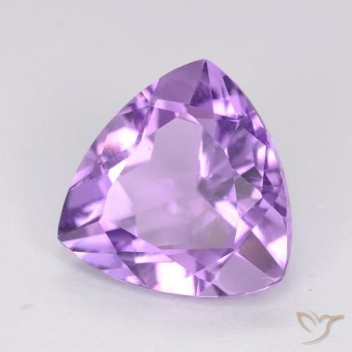 Ametista Violeta rosado Natural 2.85ct, Trilhão, VVS-VS