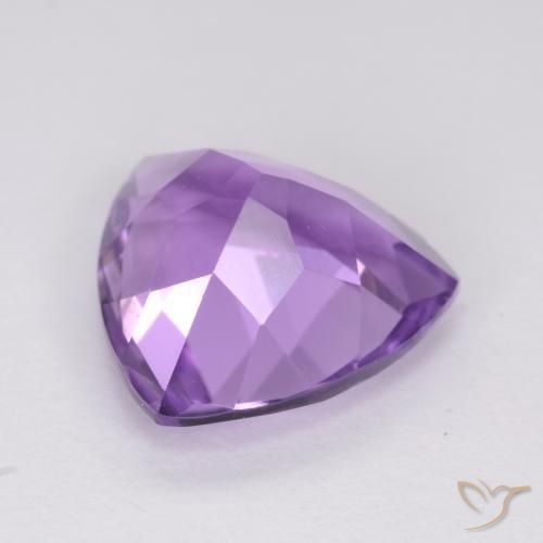 Ametista Violeta rosado Natural 2.85ct, Trilhão, VVS-VS