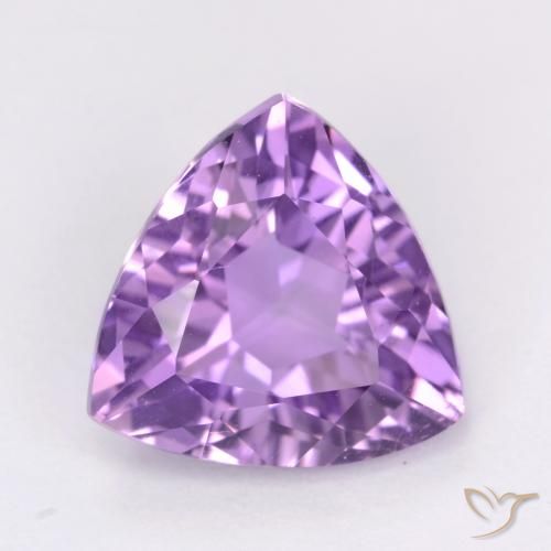 2.77ct Natural Violeta Púrpura Profundo Ametista, Trilhão, VS