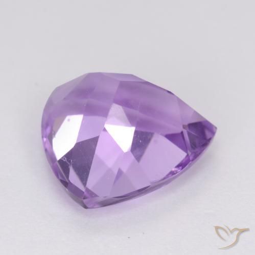 Ametista Violeta rosado Natural 3.02ct, Trilhão, VS