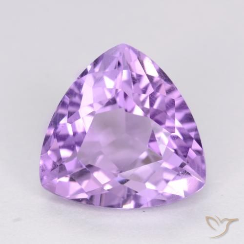 2.99ct Natural Violeta médio Ametista, Trilhão, VS