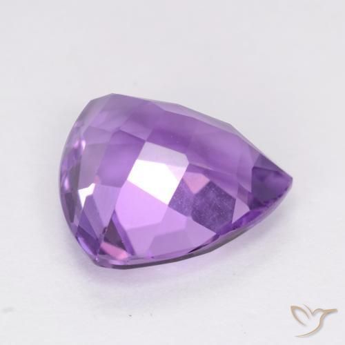 Ametista Violeta rosado Natural 2.83ct, Trilhão, VS