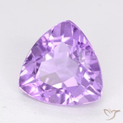 Ametista Violeta rosado Natural 3.03ct, Trilhão, VS