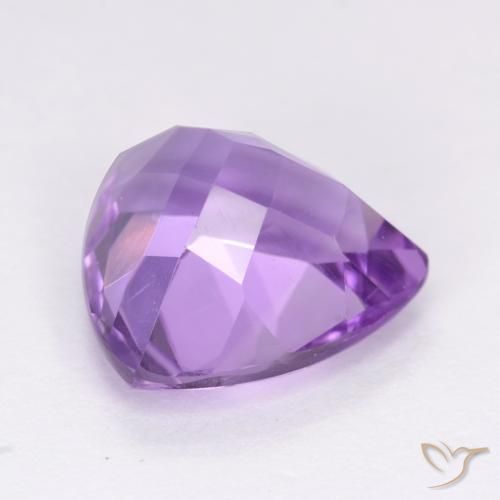 Ametista Violeta rosado Natural 3.03ct, Trilhão, VS