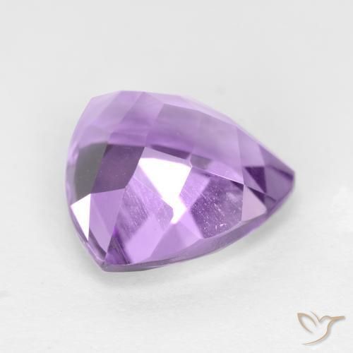 Ametista Violeta rosado Natural 3.16ct, Trilhão, VS