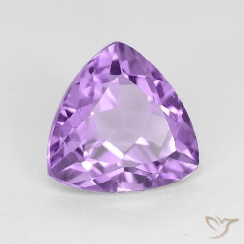 Ametista Violeta rosado Natural 2.84ct, Trilhão, VS