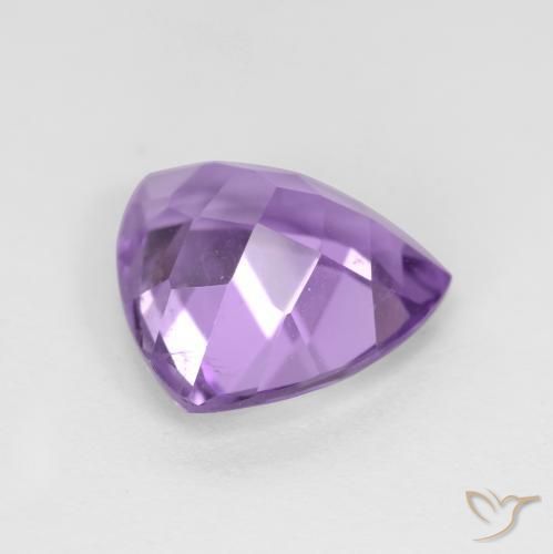 Ametista Violeta rosado Natural 2.84ct, Trilhão, VS