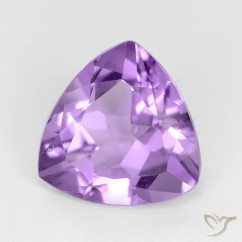 Ametista Violeta rosado Natural 2.54ct, Trilhão, VVS-VS