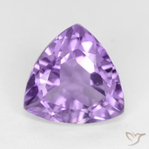 2.96ct Natural Violeta médio Ametista, Trilhão, VS