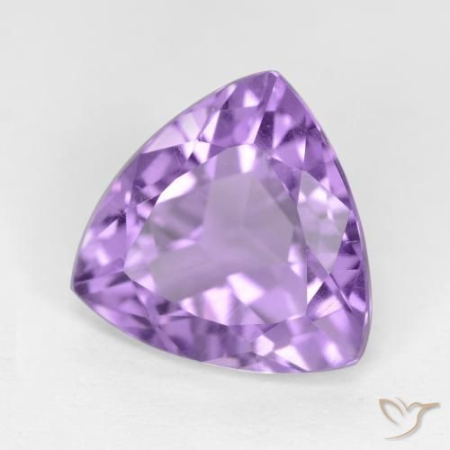Ametista Violeta médio Natural 2.96ct, Trilhão, VS