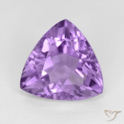 3.09ct Natural Violeta médio Ametista, Trilhão, VVS-VS