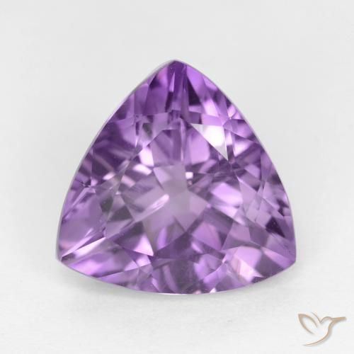 2.79ct Natural Violeta médio Ametista, Trilhão, VS