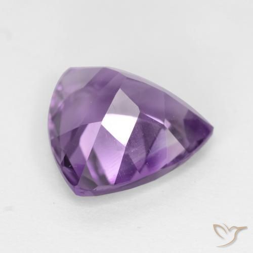 Ametista Violeta médio Natural 2.79ct, Trilhão, VS