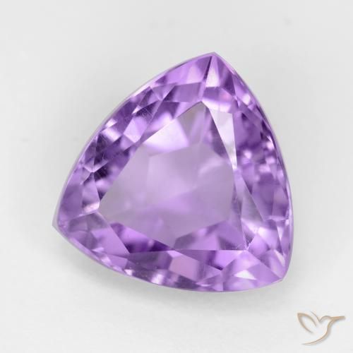 Ametista Violeta médio Natural 3.13ct, Trilhão, VS