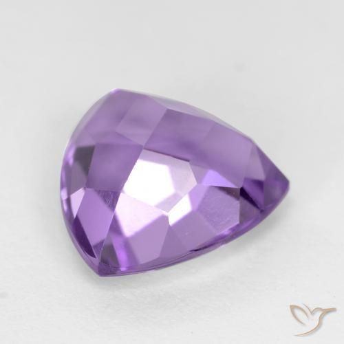 Ametista Violeta médio Natural 3.13ct, Trilhão, VS