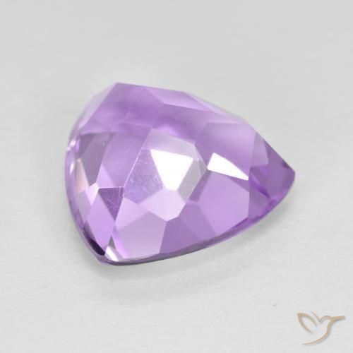 Ametista Violeta rosado Natural 3.06ct, Trilhão, VS