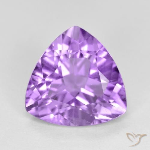 2.86ct Natural Violeta médio Ametista, Trilhão, VS
