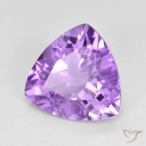 Ametista Violeta médio Natural 2.86ct, Trilhão, VS